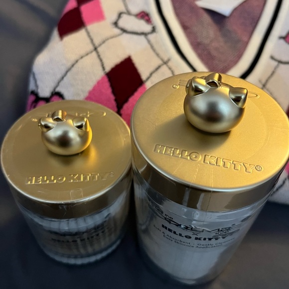 💕Hello Kitty & Friends Argyle Cardigan w/ cotton bottle set / Sweater size M - Picture 10 of 16